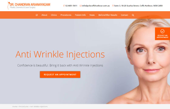 pcls coffs harbour anti-wrinkle injections