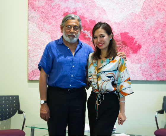 Huyen Truong With Dr Chandran Arianayagam Marketing For Plastic Surgeons