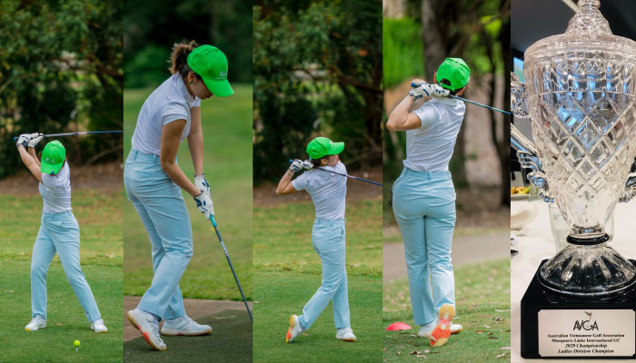 Huyen Truong Won 2020 AGVA Golf Championship