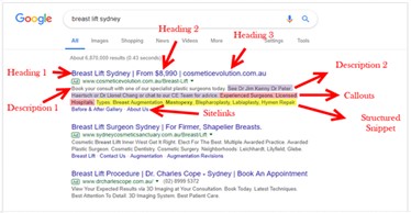 Example of Meta Description Displayed in Google Search Results