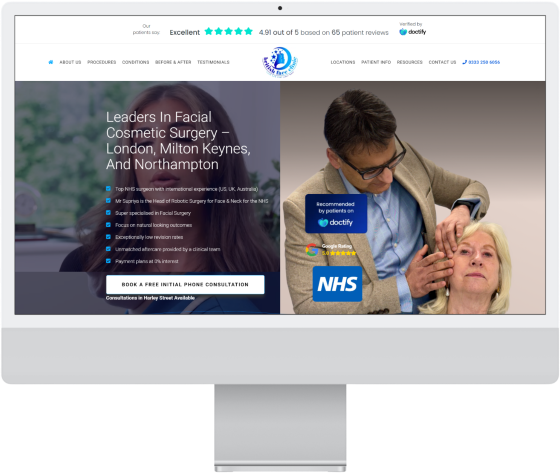 Facial Cosmetic Surgery Marketing Online Marketing For Doctors ()