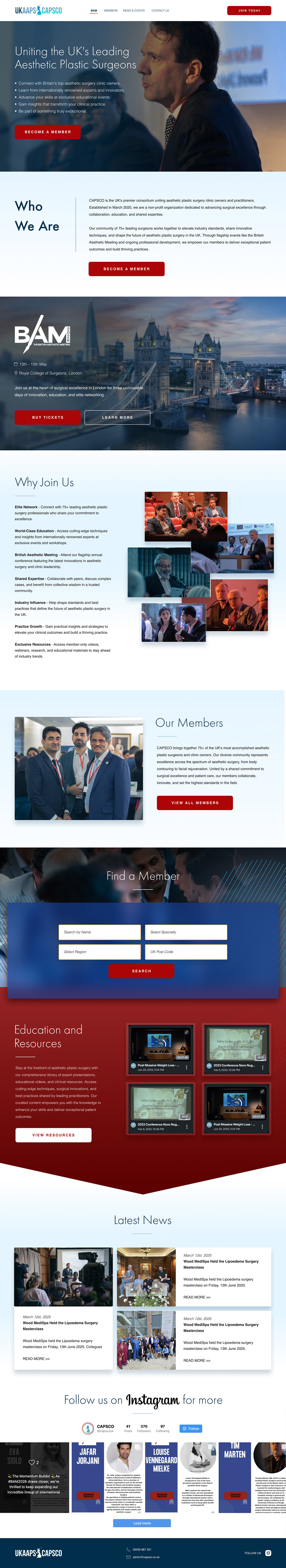 Home Page For CAPSCO BAM by OMD