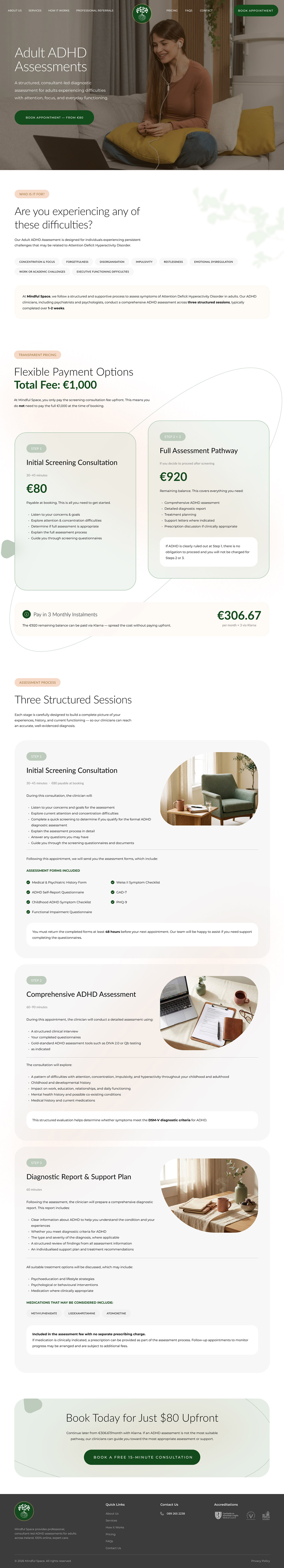 Adult ADHD Assessments for Mindful by OMD