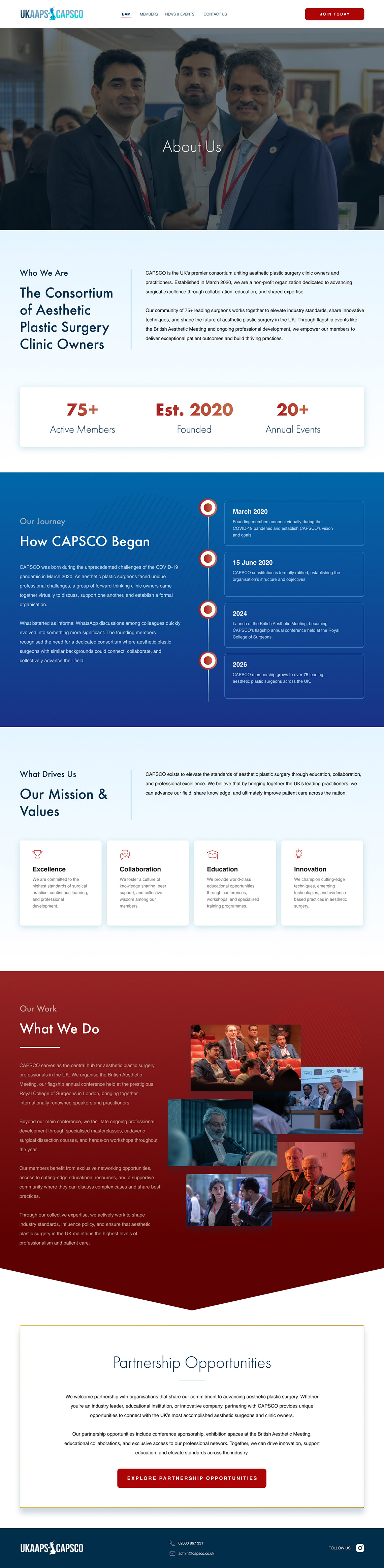 About Us For CAPSCO BAM by OMD