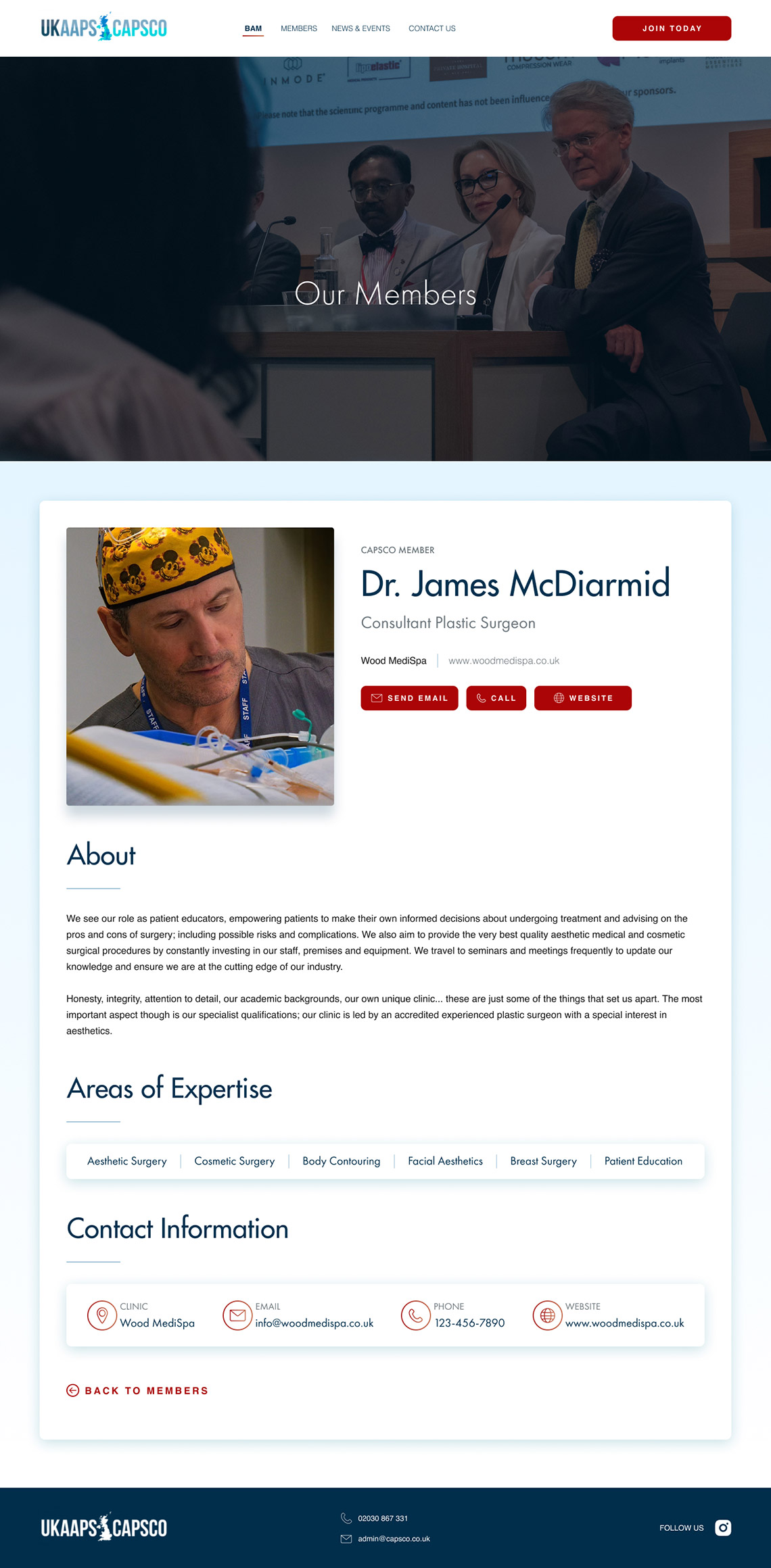 Member Profile For CAPSCO BAM by OMD