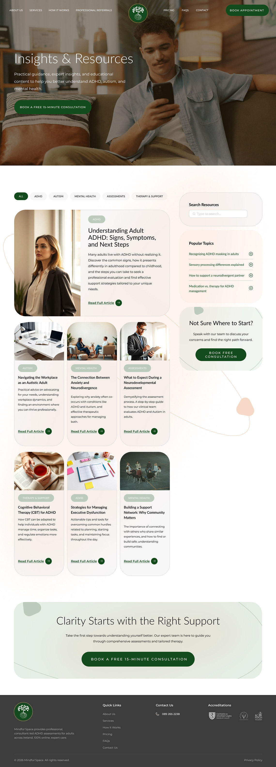 Blog for Mindful by OMD