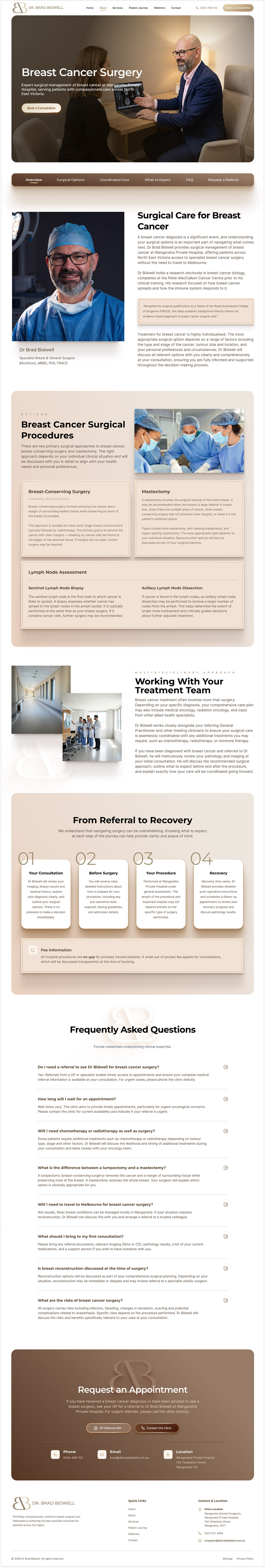 Dr Brad Bidwell Breast Cancer Surgery by OMD