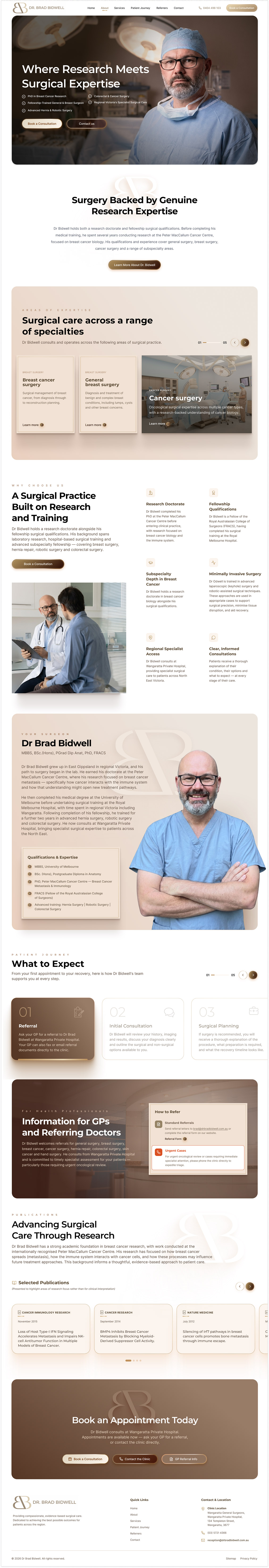 Dr Brad Bidwell Home by OMD