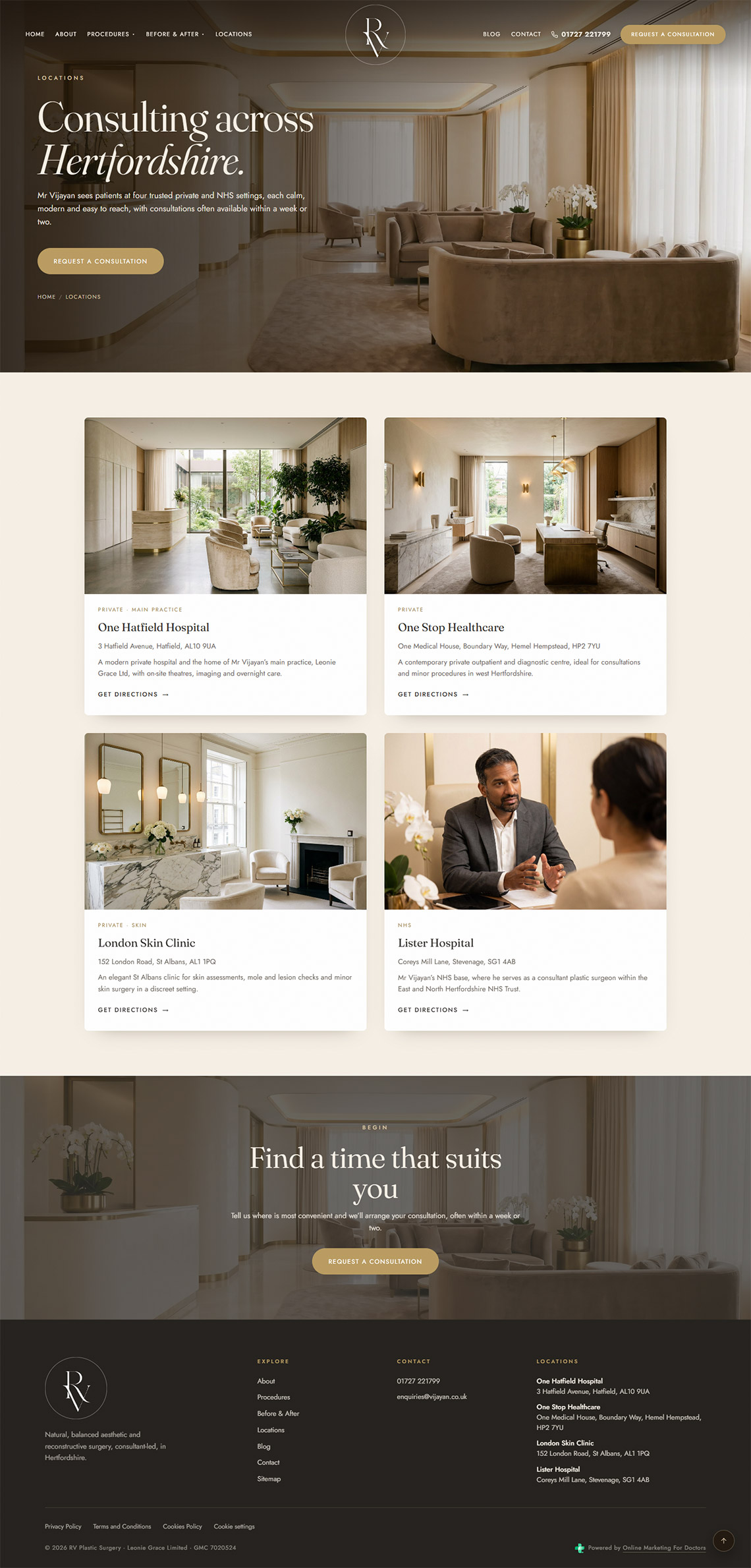 Mr Roshan Vijayan Locations by OMD