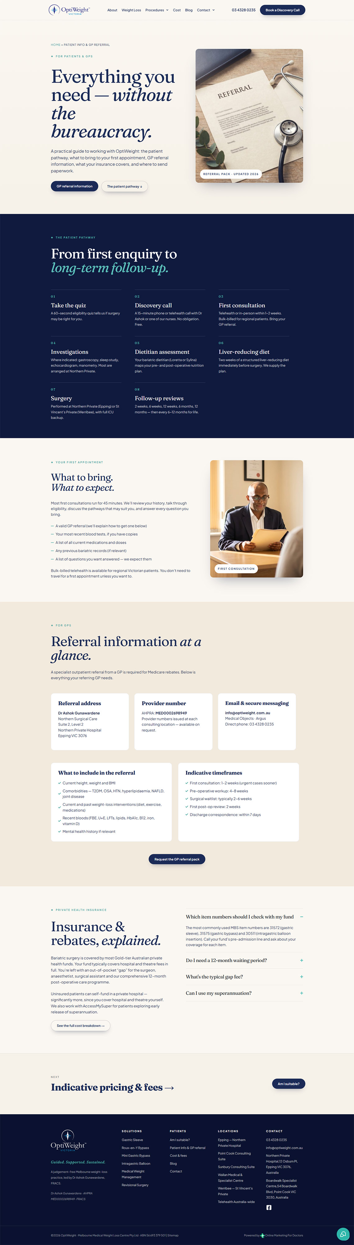Optiweight Patient Info